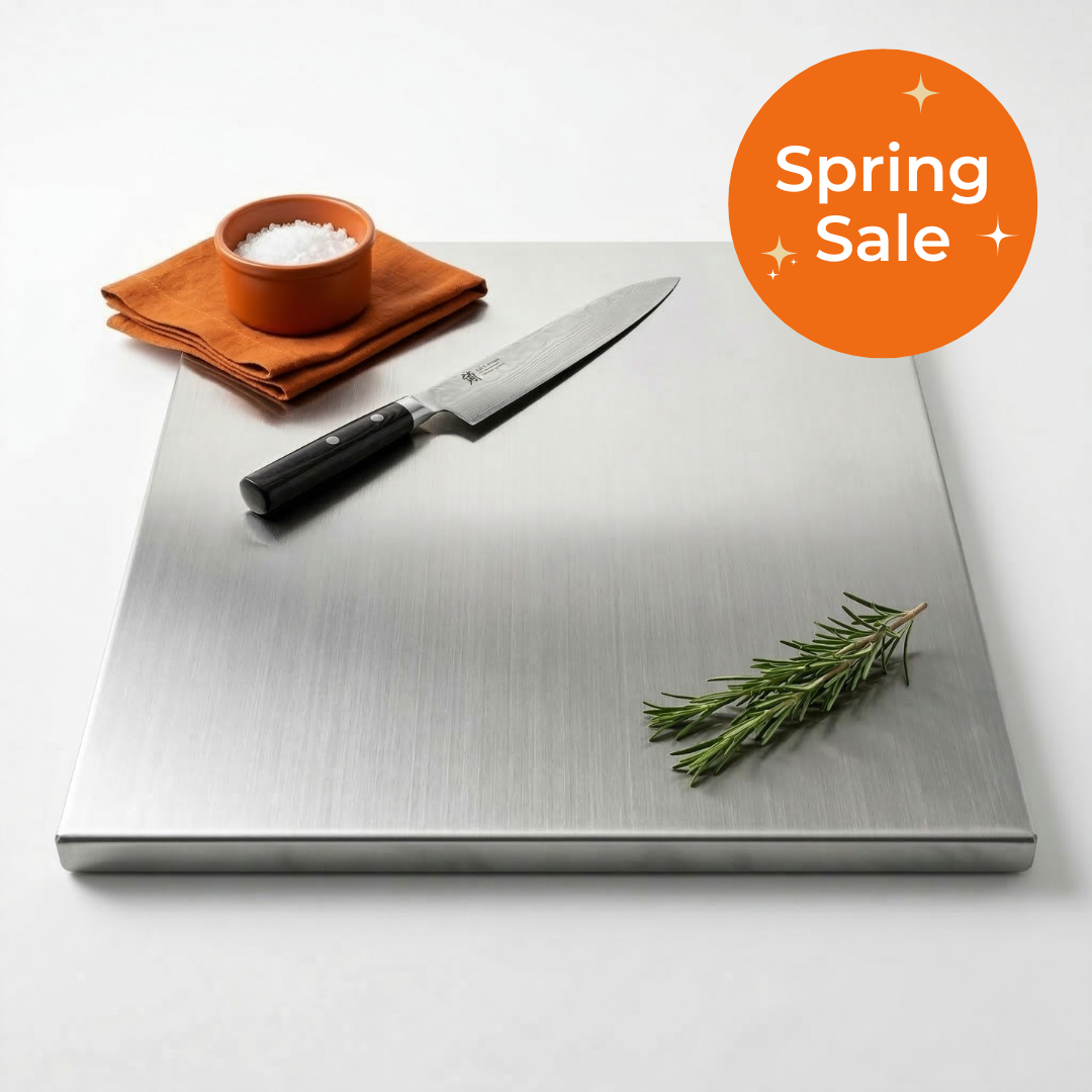 Verne Stainless Steel Cutting Board