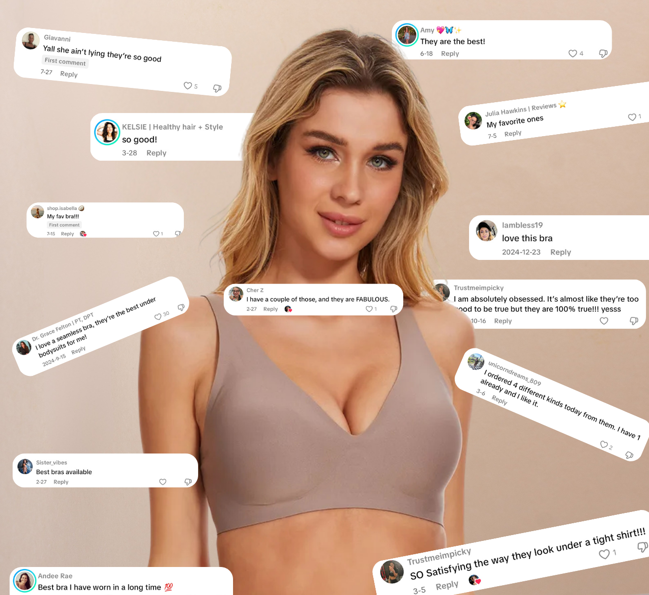 Comfy Jelly-Lift Wire-Free Seamless Bra