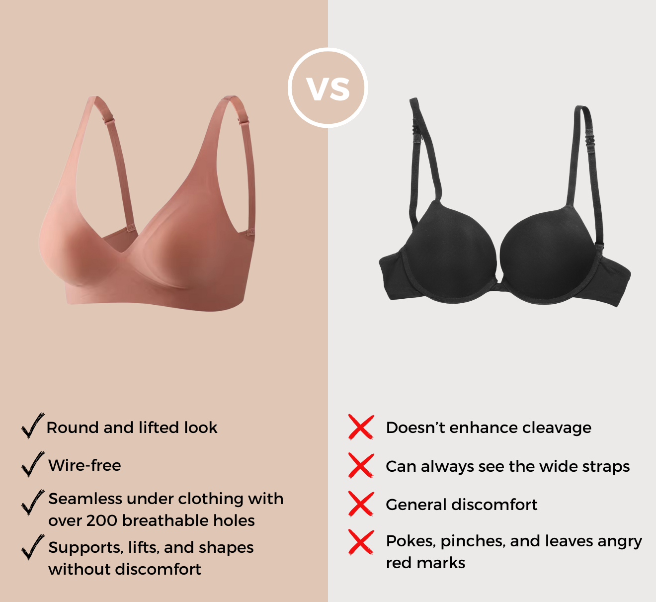Comfy Jelly-Lift Wire-Free Seamless Bra