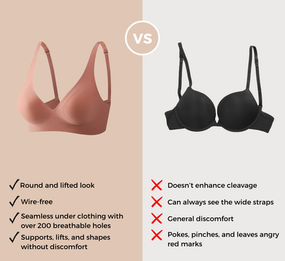 Comfy Jelly-Lift Wire-Free Seamless Bra