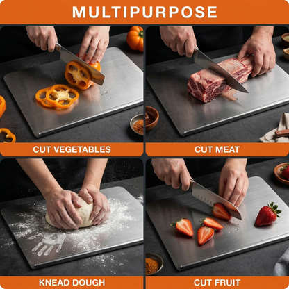 Verne Stainless Steel Cutting Board